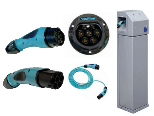 電動汽車充電連接器